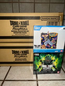 Dragon Ball “Fusion World” Booster Box & Case