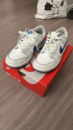 White/ Blue Dunks Youth