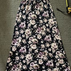 Joe Benbasset Floral Print Skirt