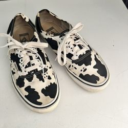 Cow print Vans 8