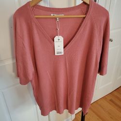 European Brand Short Sleeve Sweater Plus Size 2XL Women New