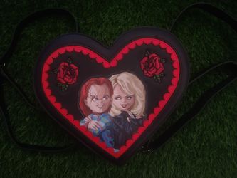 Chucky & Tiffany Heart-Shaped Crossbody Bag