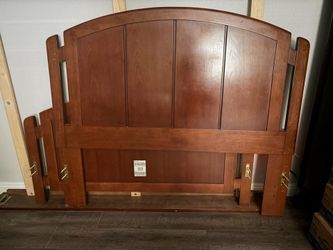 Bed frame with box spring