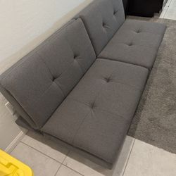 Gray Couch Futon 