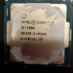Intel core I5 7500 7th gen processor
