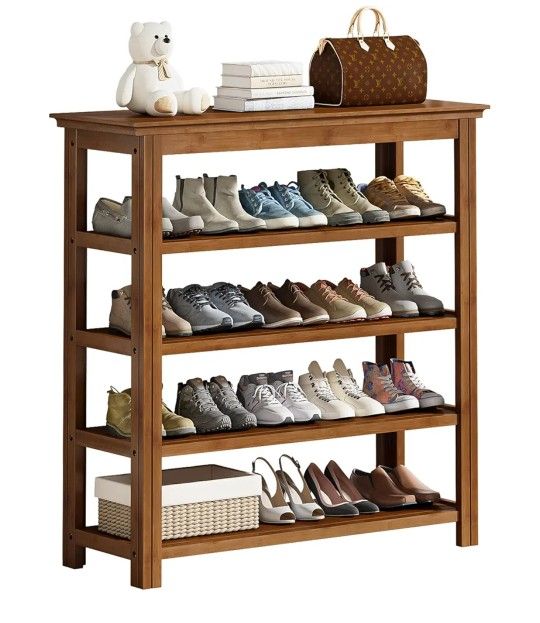 Bamboo Shoe Rack
