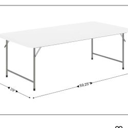 (2) Fold Out Table For Kids  