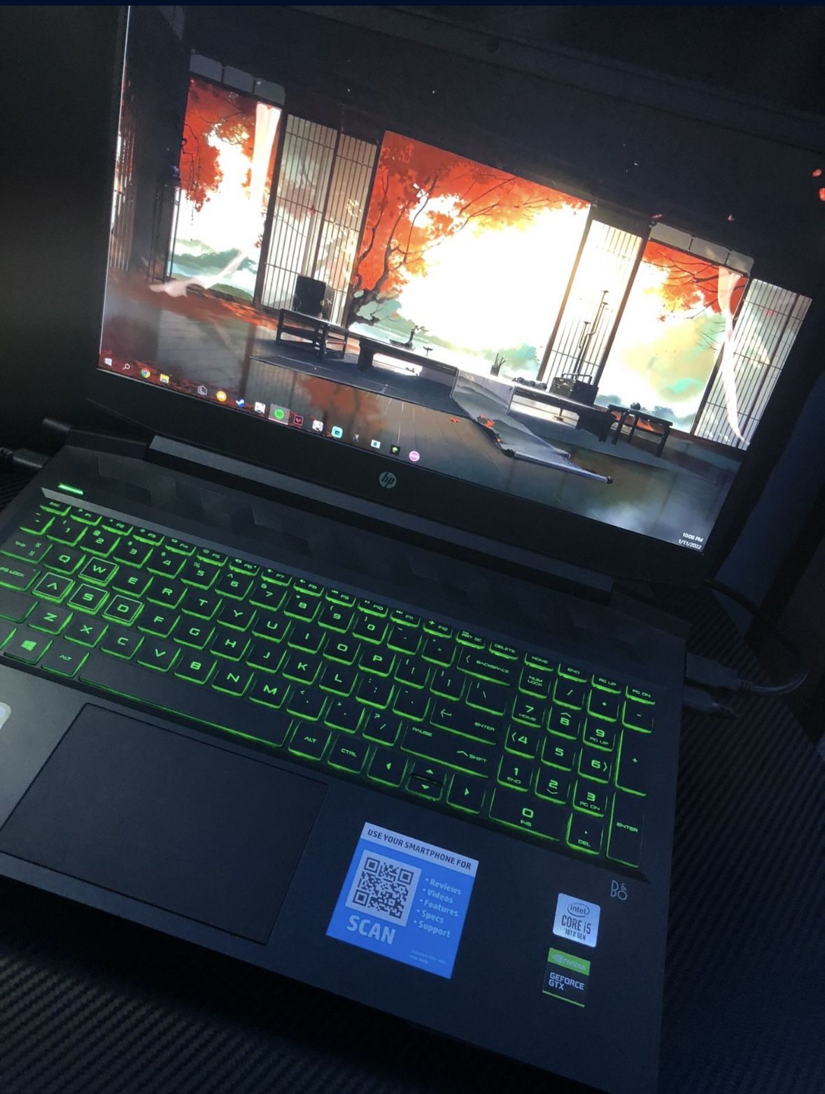 HP Pavillion Gaming Laptop 1660ti Max-Q
