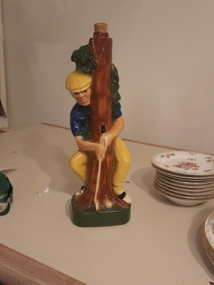 Vintage 1971 BOURBON decanter SPORTSMANS SERIES