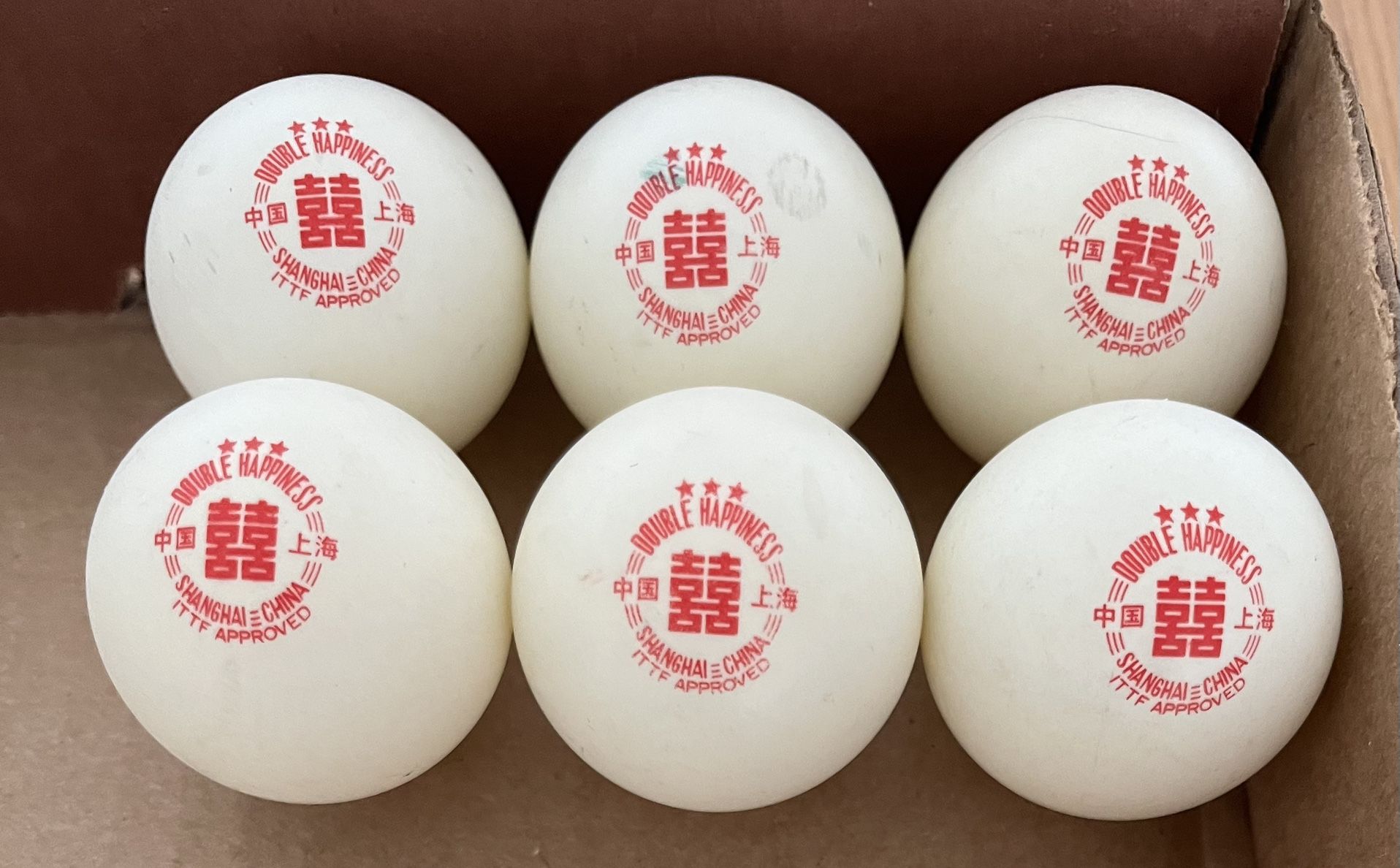 Double Happiness Ping Pong Balls