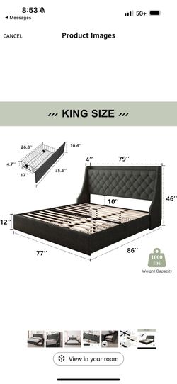 King Size Bed Frame