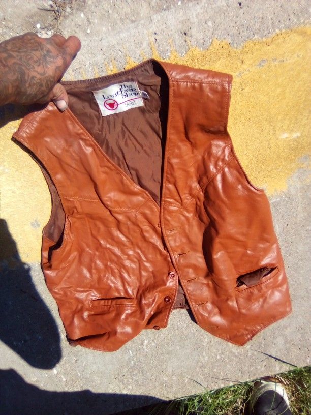 Real Leather Vest