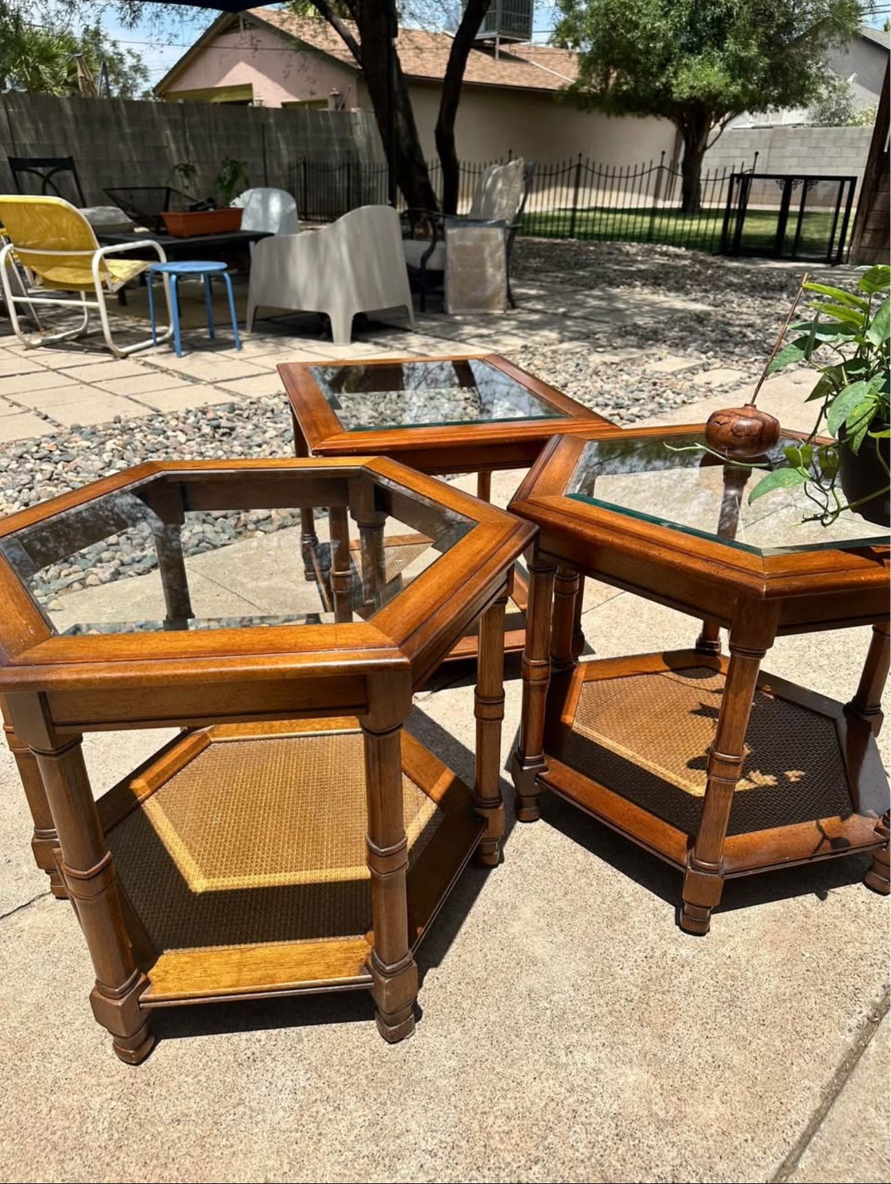 Vintage MCM end tables
