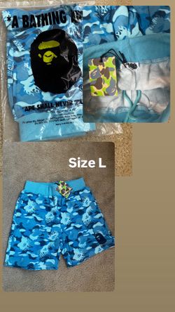 Blue Bape shorts