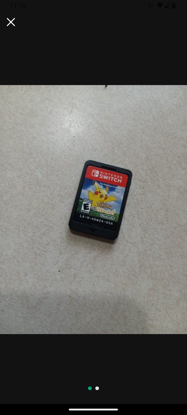 Pokemon Let's Go Pikachu Nintendo Switch/ Switch Lite Game