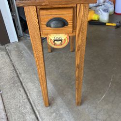 Side End Table With Drawer 