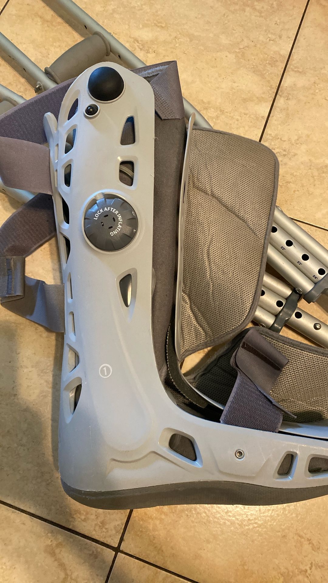 Foot Brace & Crutches