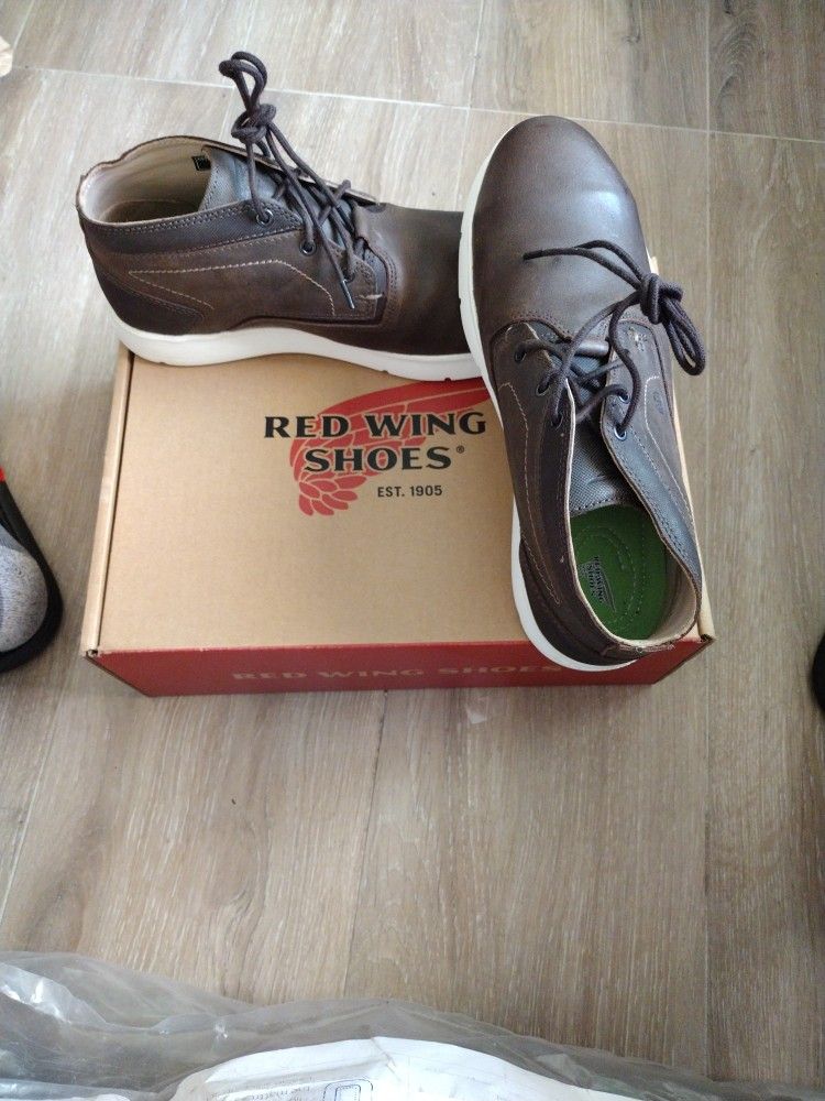 Red Wing Safety Aluminum Toe Chukka Work Boots