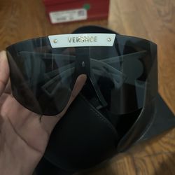 Versace shield shades