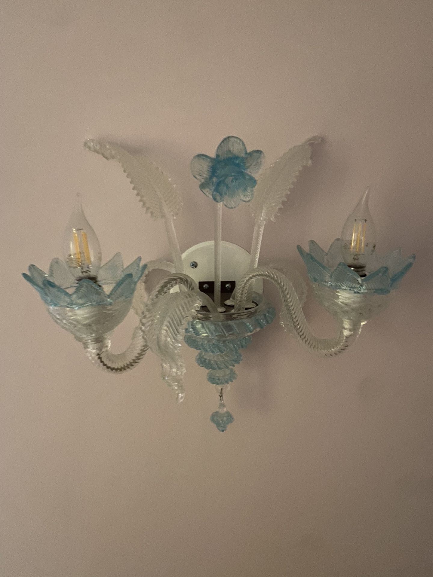 Venetian Italian Glass 1970 Chandeliers