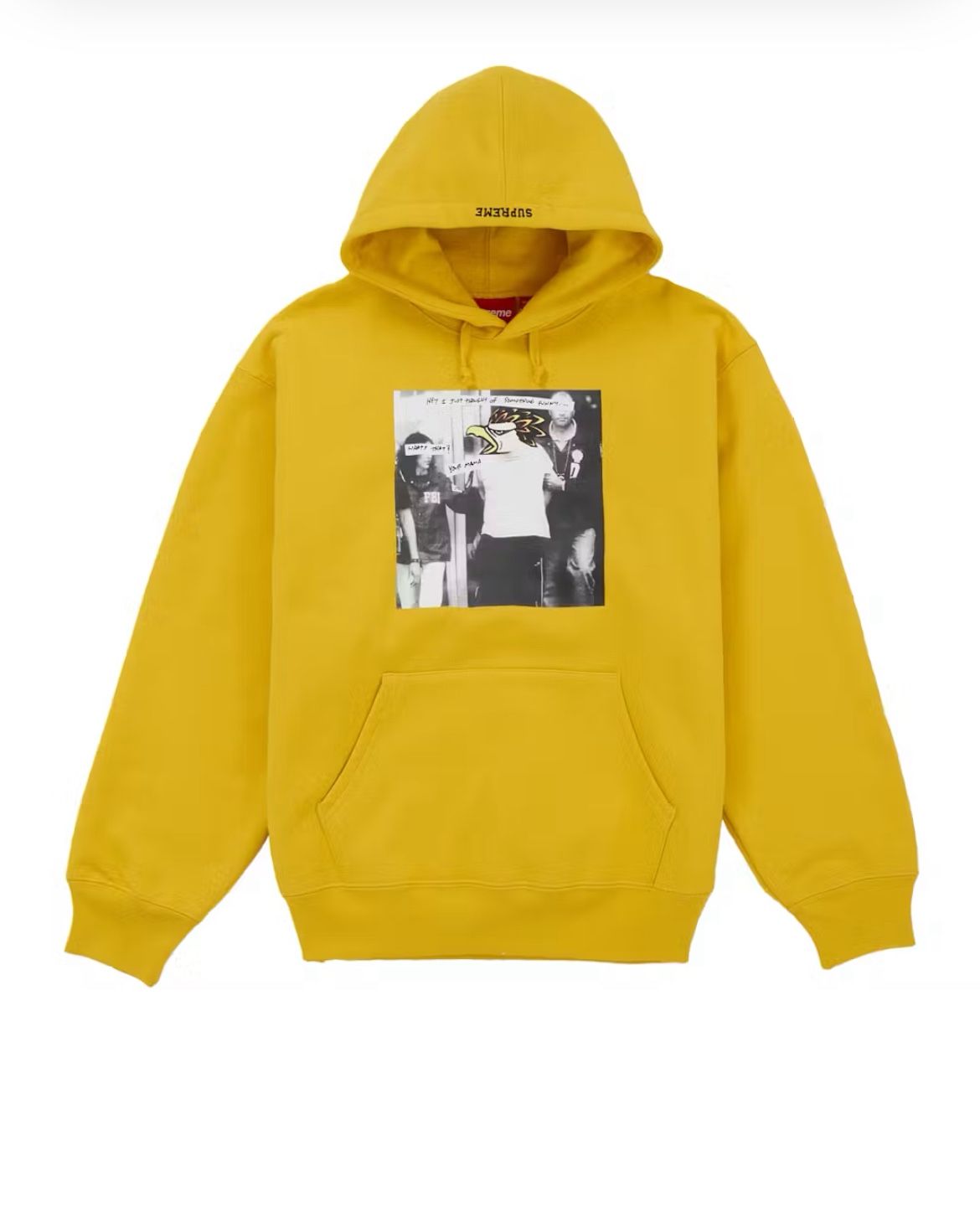 Supreme Antihero Illegal Business Hoodie Size XL Yellow