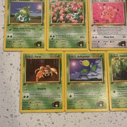 1st Edition Erika Gym Challenger Pokémon Cards 1999