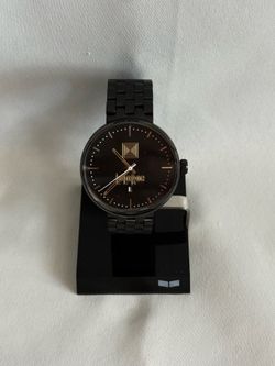 Vestal The Roosevelt LulaRoe Branded Minimalist Black  Tone Watch Working