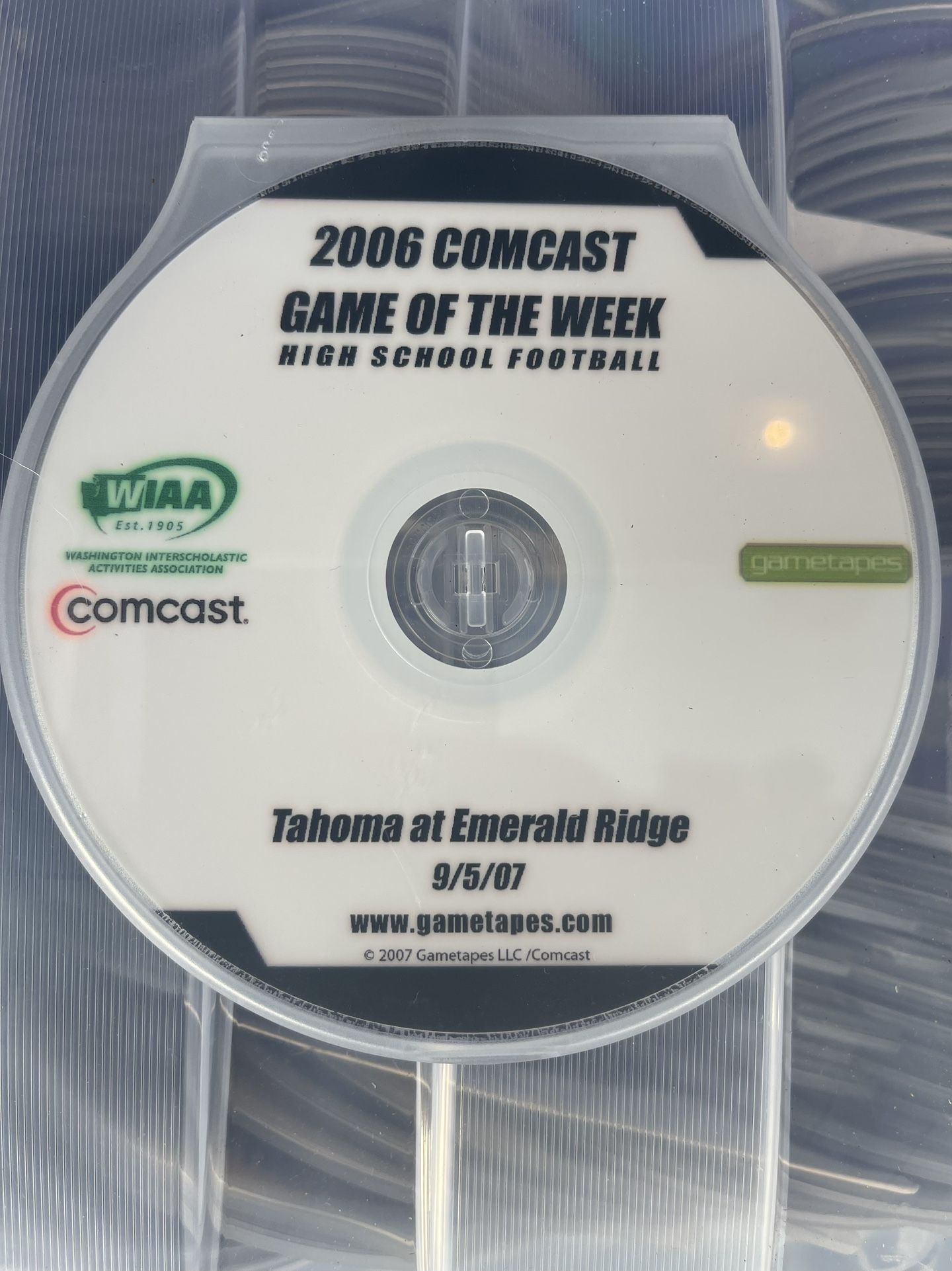 Tahoma HS vs Emerald Ridge HS 2007 Football dvd