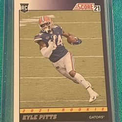 2021 PANINI SCORE FOOTBALL 1991 THROWBACK ROOKIE KYLE PITTS FALCONS #TB6 NFL