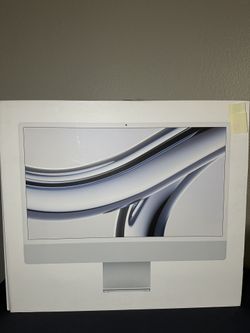 Apple iMac 24" M3 Chip 8GB RAM 256GB SSD 10-Core GPU Silver (2023) *Brand New*