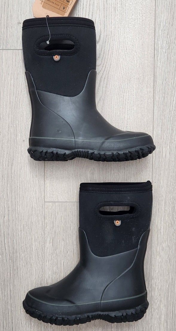 BOGS Grasp Waterproof Rain Snow Insulated Boots Unisex Kids Size 12 NWT π§βοΈ