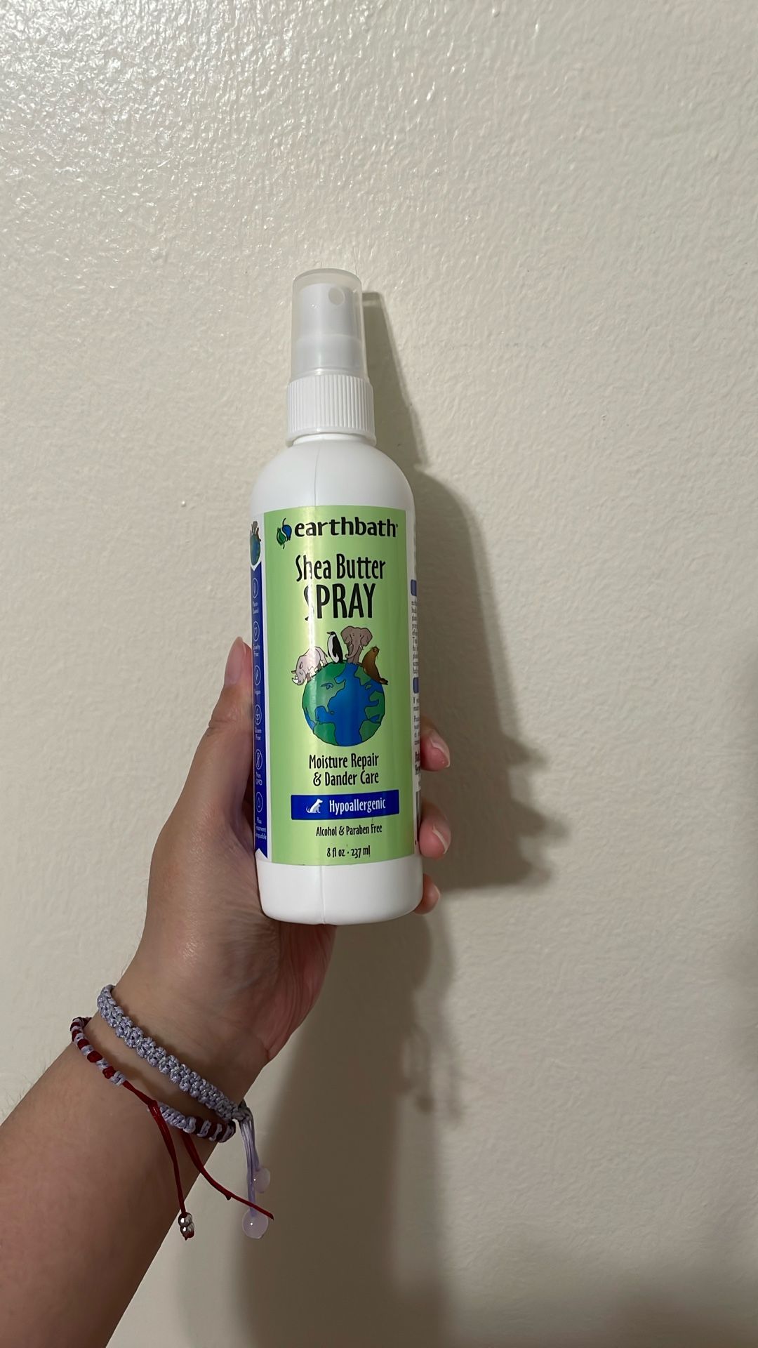 Earthbath Shea Butter Cat & Dog Spray, 8-fl oz bottle