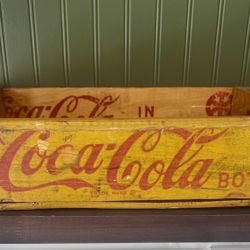 Vintage Coca Cola Crate