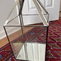 Crate And Barrel Lantern - 21 Inch Tall 