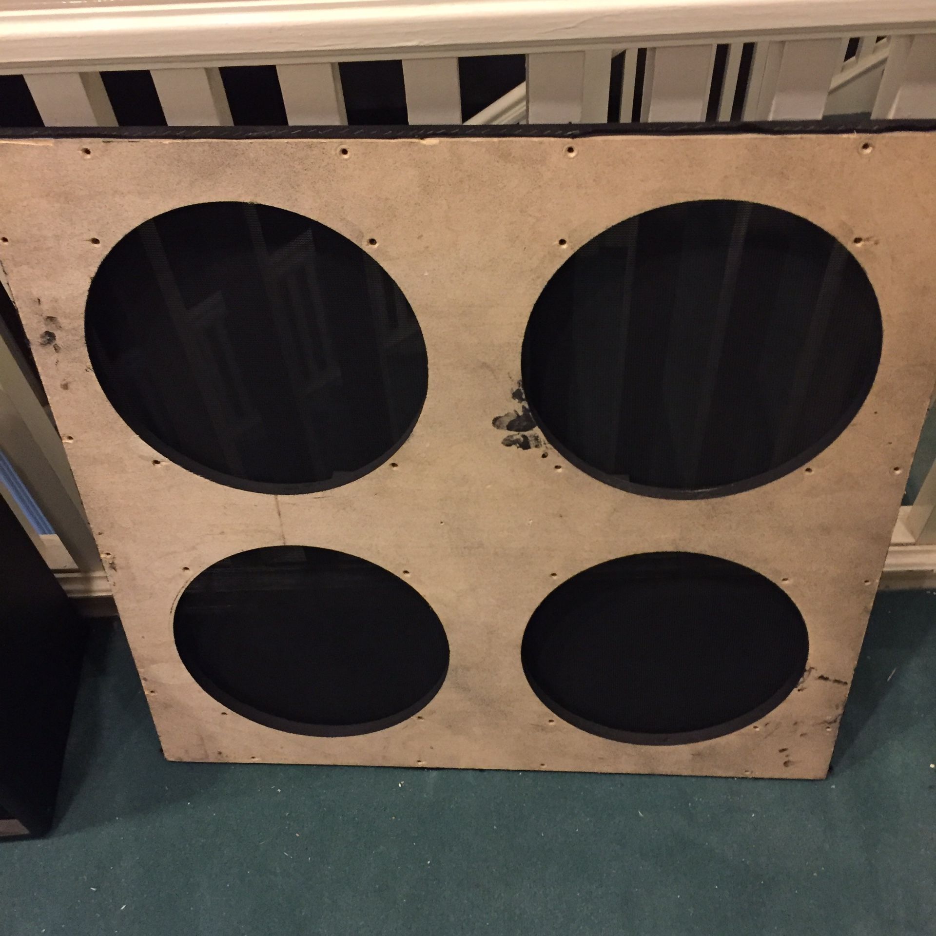 Peavey 6505 series 412 cab baffle / grille. New