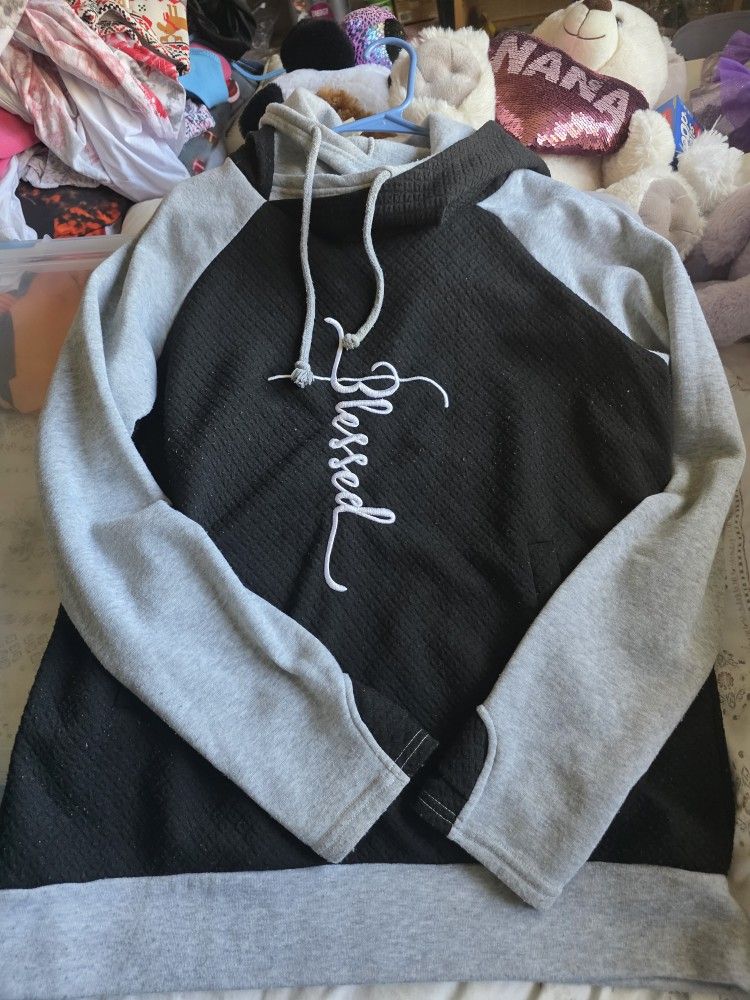LADIES HOODIES HOODIE XL CLEAN IT SAYS
