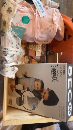 Brand New NB baby Clothes With Tags Still & New Baby carrier