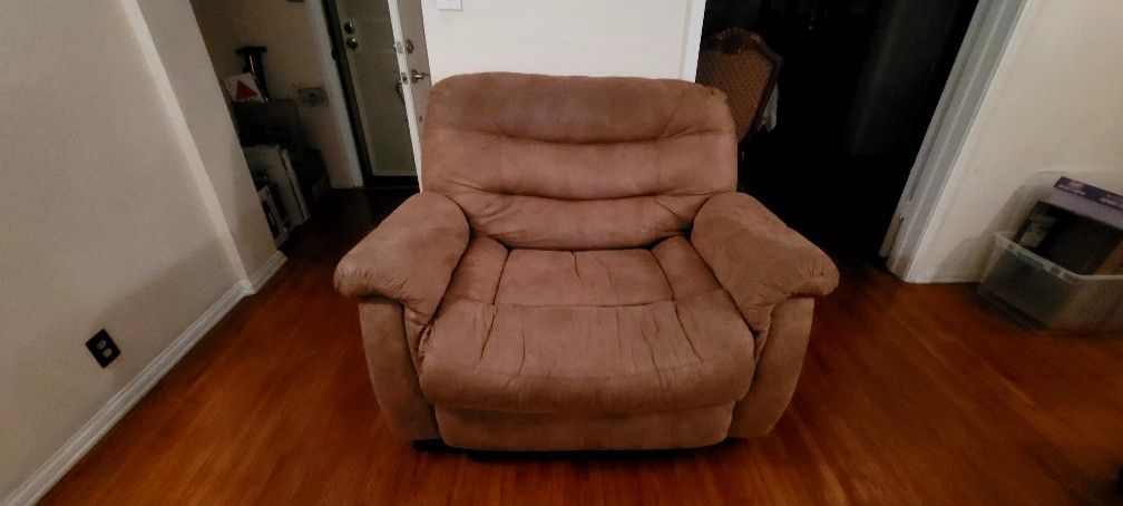 Big comfortable recliner.
