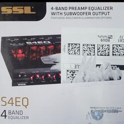 Sound Storm Laboratories S4EQ 4 Band Pre Amp Car Equalizer