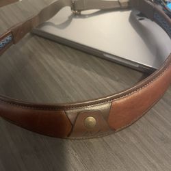 4v Design Italian Leather Camera Strap