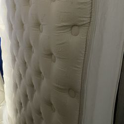 Thick pillow top queen mattress with Box Springs. Must go this week. I can deliver