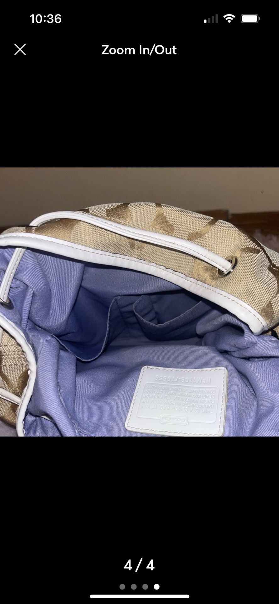 バッグ Vintage Coach Retro Classic Backpack Vintage Coach BackPack