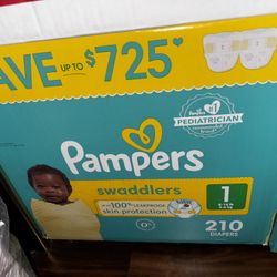 Pampers size 1 210 Count