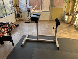 Back extension, dip station bench