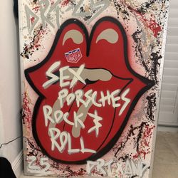 Rolling Stones Custom painting 1 Of 1