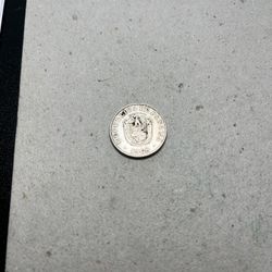 1968 Republica De Panama 5 Cent Coin 