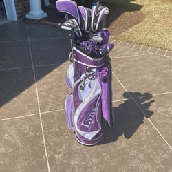 Golf Clubs and Bag