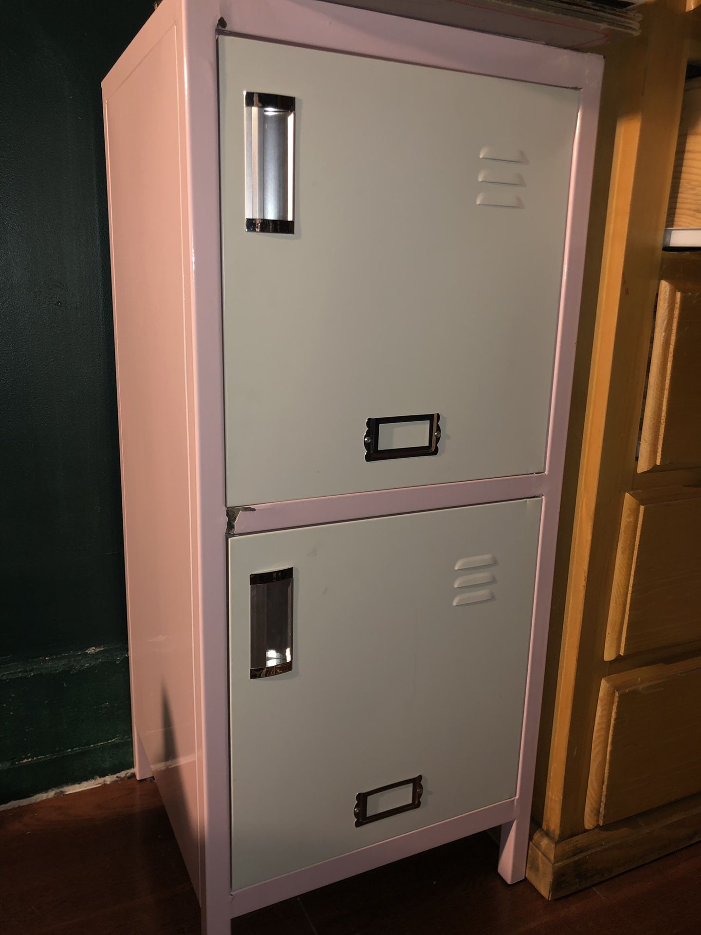 Pastel Pink Storage Locker