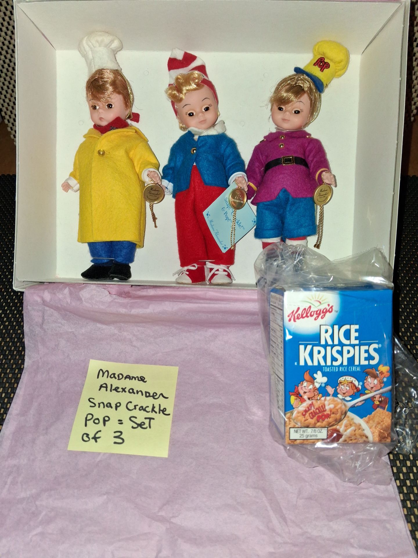 Vintage Madame Alexander dolls snap crackle and pop.. please read details. All sales final.