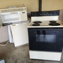 Electric Stove,  Dishwasher And Microwave 